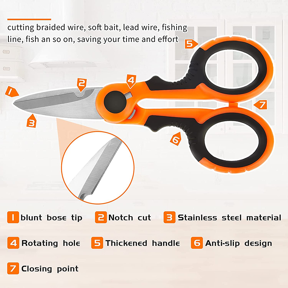 WALK FISH Japanese 420 Stainle - đánh giá và giá Fishing Line Cutter