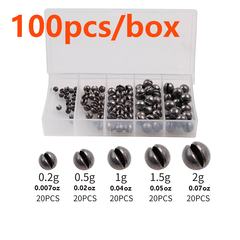 100Pcs/Box Single-Opening Lead - đánh giá và giá Fishing Line Box