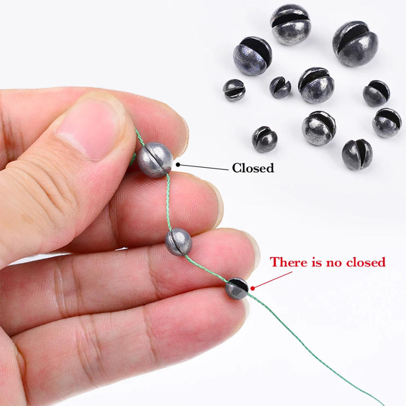 100Pcs/Box Single-Opening Lead - đánh giá và giá Fishing Line Box